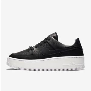 Nike Air Force 1 Sage Black, Size 8 US Women